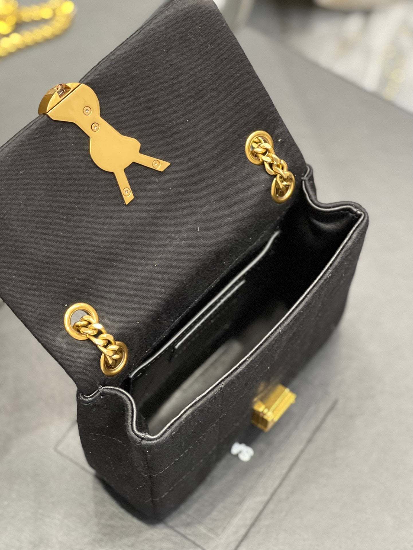 YSSL Jamie Mini Chain Bag Black For Women, Women’s Bags 6.9in/17.5cm YSL 6981622F9271000