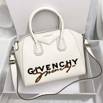 gv Antigona Bag White For Women, Handbags, Shoulder Bags 13in/33cm GVC 
