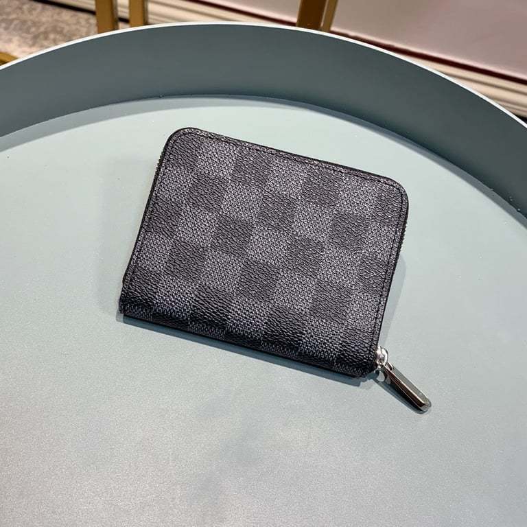 LOUIS VUITTON ZIPPY COIN PURSE DAMIER GRAPHITE WALLET 11CM N63070
