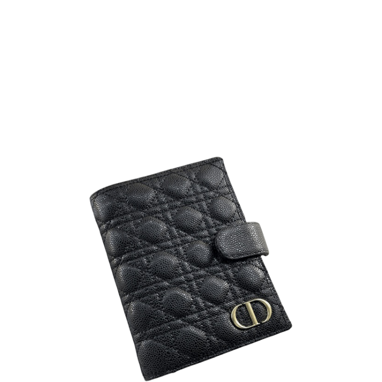 dir CARO WALLET BLACK 19CM