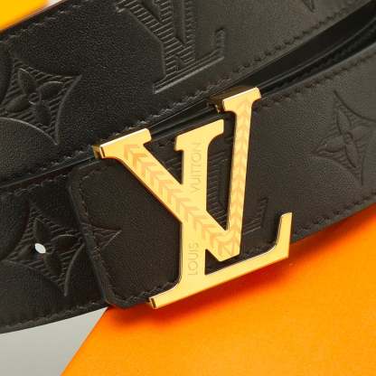 LUV SHADOW 40MM REVERSIBLE BELT GOLD BUCKLE