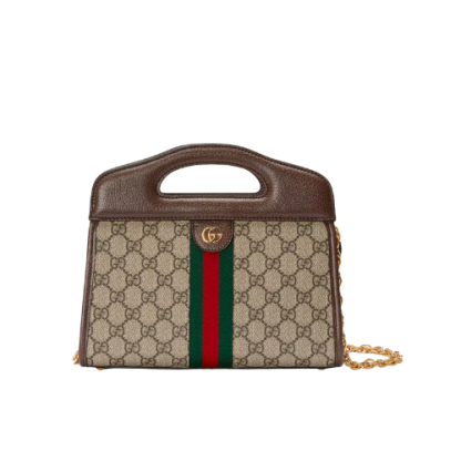 GG OPHIDIA SMALL TOTE WITH WEB 693724 96IWO 8745