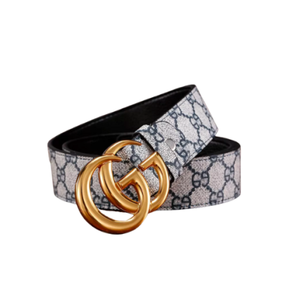 GG'S SUPREME BELT WITH G BUCKLE GOLD METAL 3.8CM
