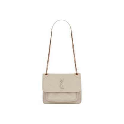 YSL NIKI BABY CHAIN BAG IN WHITE LAMBSKIN 6331601EL079207