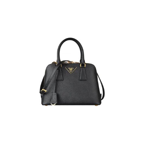 PR SMALL GALLERIA SAFFIANO LEATHER BAG BLACK 1BA896NZVF0002VOOO