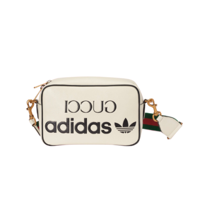 GG x ADIDAS SMALL SHOULDER BAG WHITE 24.5CM 702427 U3ZCT 8727