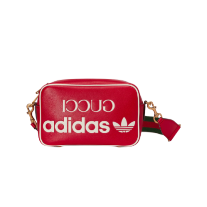 GG x ADIDAS SMALL SHOULDER BAG RED 24.5CM 702427 U3ZCT 6563