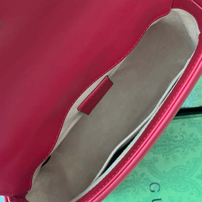 gg Marmont Mini Top Handle Bag Red For Women, Women&#8217;s Bags 8.3in/21cm gg ‎