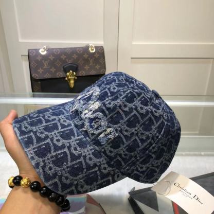 DOR OBLIQUE BASEBALL CAP NAVY BLUE
