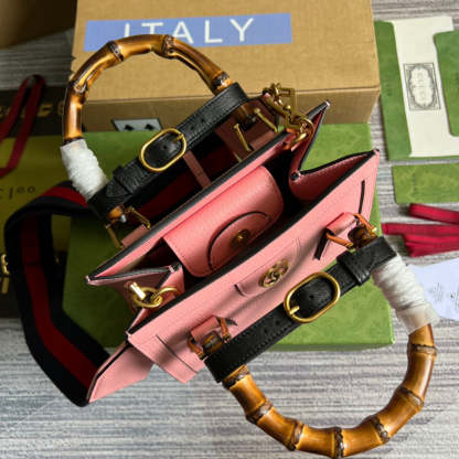 gg Diana Mini Tote Bag Pink For Women, Women’s Bags 7.9in/20cm gg ‎702732 U3ZDT 5479
