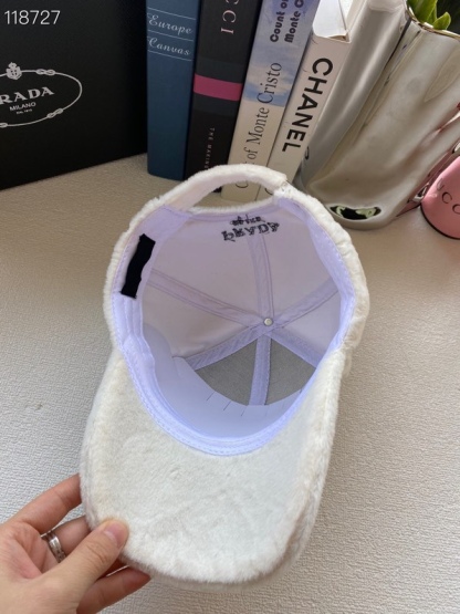PD BASEBALL CAP SHEEPSKIN WHITE