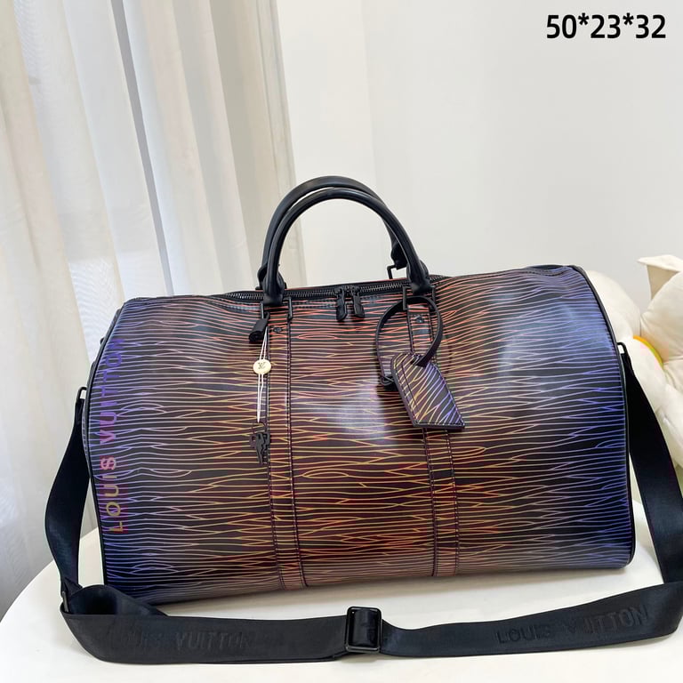 LUV KEEPALL BANDOULIERE 50 GRADIENT ELECTRIC SUN 32CM M23174