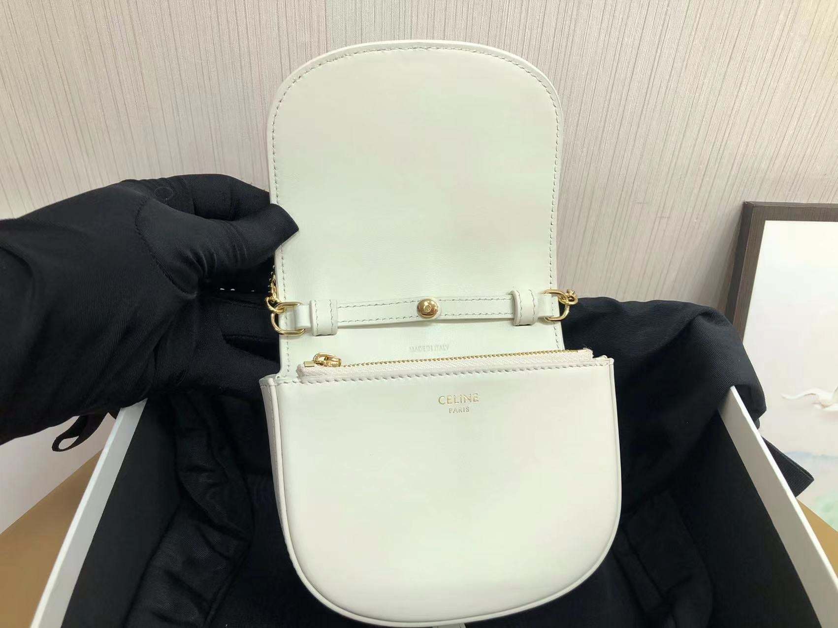 CE Small Bowling Bag White For Women 5.5in/14cm