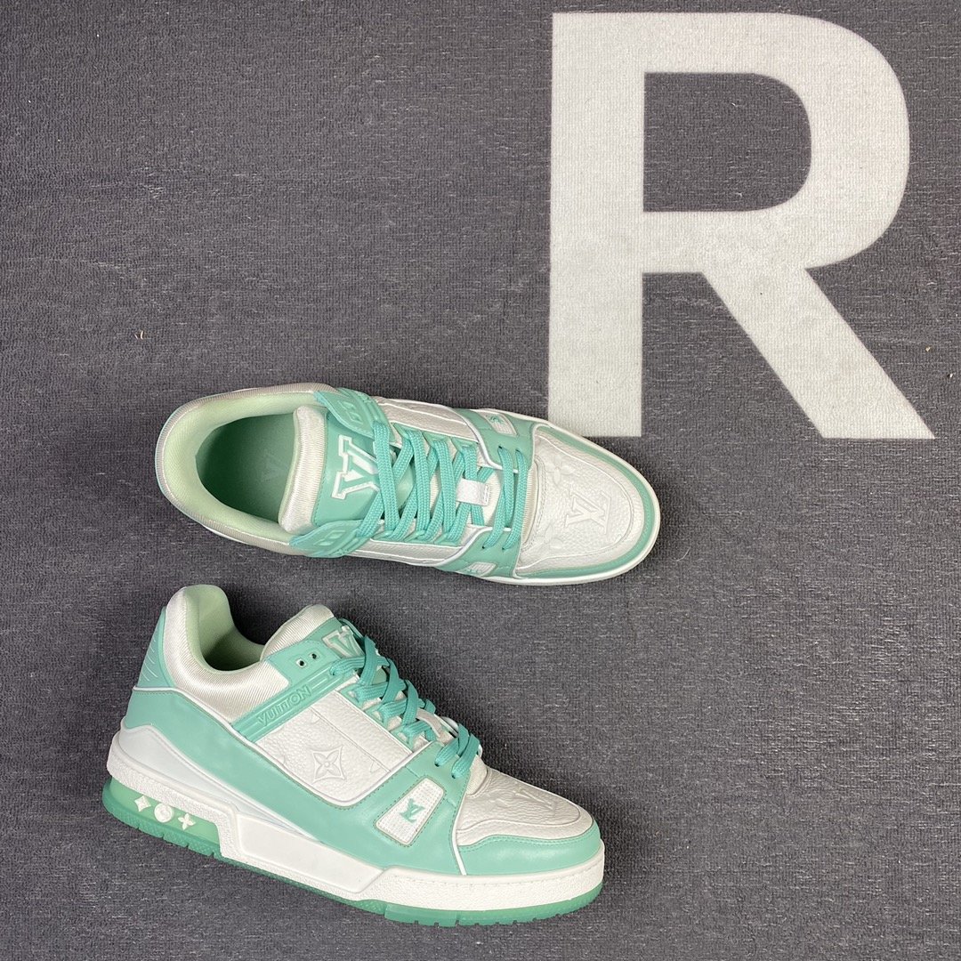 LUV TRAINER SNEAKER RUBBER MONOGRAM MINT VIRGIL ABLOH