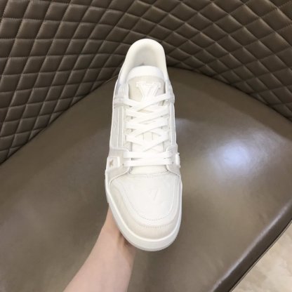 LUV TRAINER SNEAKER MONOGRAM PATENT CANVAS WHITE VIRGIL ABLOH