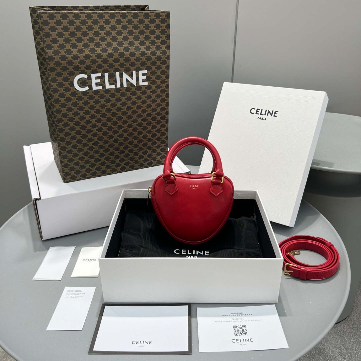 CE Medium CE Heart Red For Women 6in/14.5cm 198223DUA.27ED