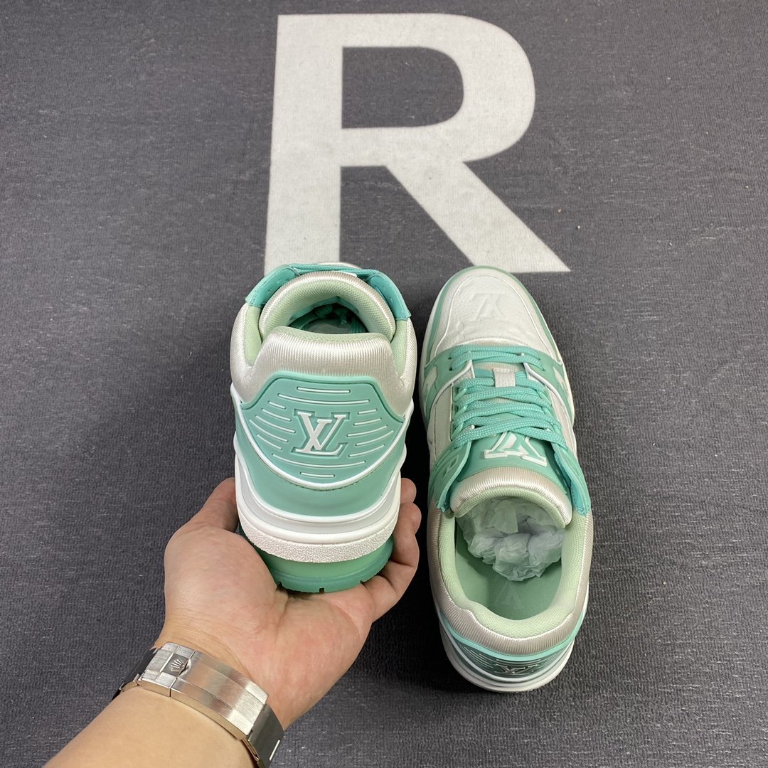 LUV TRAINER SNEAKER RUBBER MONOGRAM MINT VIRGIL ABLOH