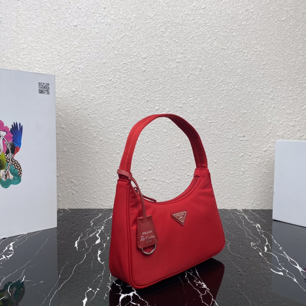 PR RE-NYLON RE-EDITION 2000 MINI-BAG RED 1NE515RDH0F0011