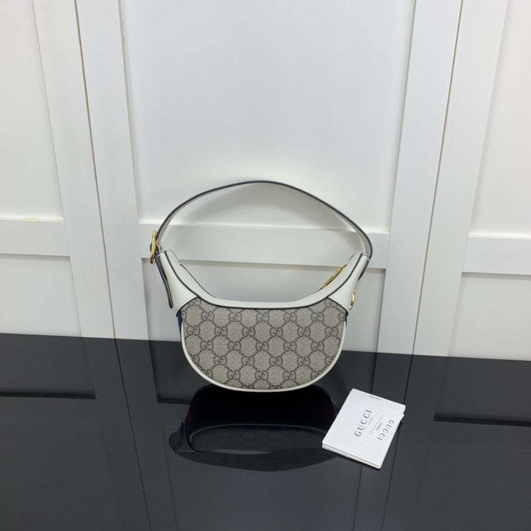 gg Ophidia gg Mini Bag Beige And Ebony gg Supreme Canvas For Women 7.9in/20cm gg 658551 96IWG 9794