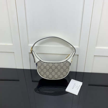 gg Ophidia gg Mini Bag Beige And Ebony gg Supreme Canvas For Women 7.9in/20cm gg 658551 96IWG 9794