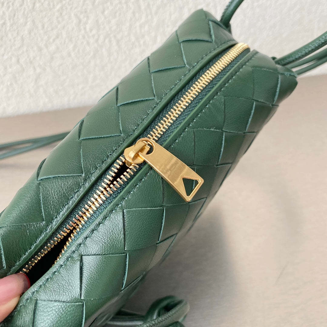 BV Mini Loop Camera Bag Dark Green, For Women, Women’s Bags 6.7in/17cm