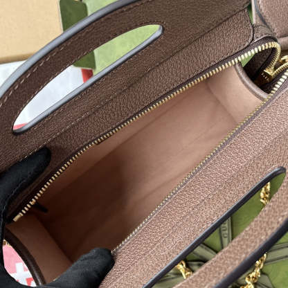 gg Ophidia Small Tote With Web Black For Women 10in/26cm gg 693724 96IWO 8745