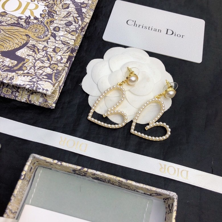 CC HEART GOLD EARRINGS