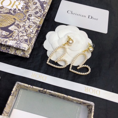 CC HEART GOLD EARRINGS