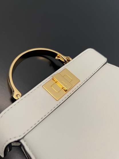 FI Peekaboo ISeeU Petite White Micro Bag For Woman 11cm/4.5in