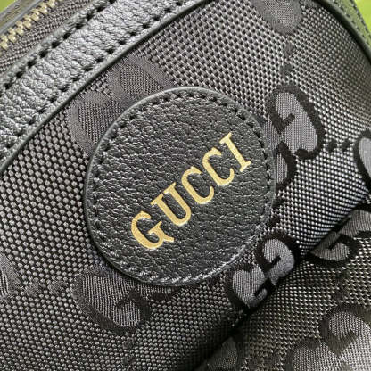 gg Off The Grid Sling Backpack Black gg Nylon For Men 11in/27cm 658631 H9HUN 1000