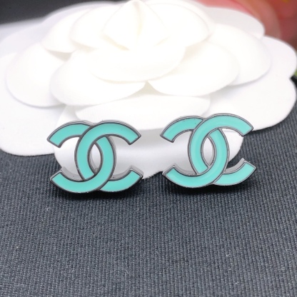 CC CC EARRINGS BLUE