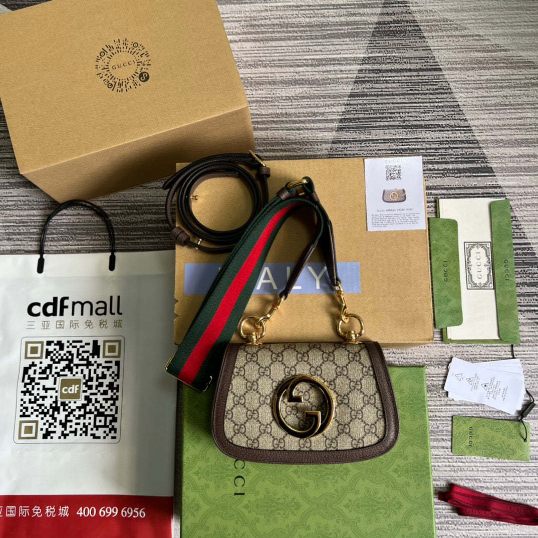 gg Blondie Mini Bag Beige For Women, Women&#8217;s Bags 8.7in/22cm gg‎ ‎