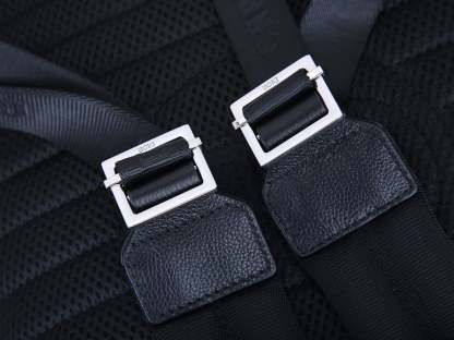 DIR BLACK 40CM RIDER OBLIQUE JACQUARD BACKPACK