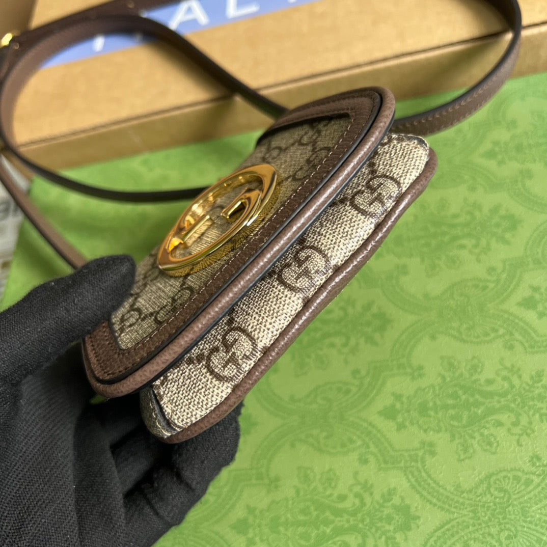 gg Blondie Card Case Wallet Beige For Women, Women’s Bags 4.5in/12cm gg‎ ‎698635 K9GSG 8358