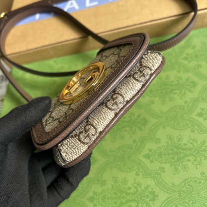 gg Blondie Card Case Wallet Beige For Women, Women’s Bags 4.5in/12cm gg‎ ‎698635 K9GSG 8358