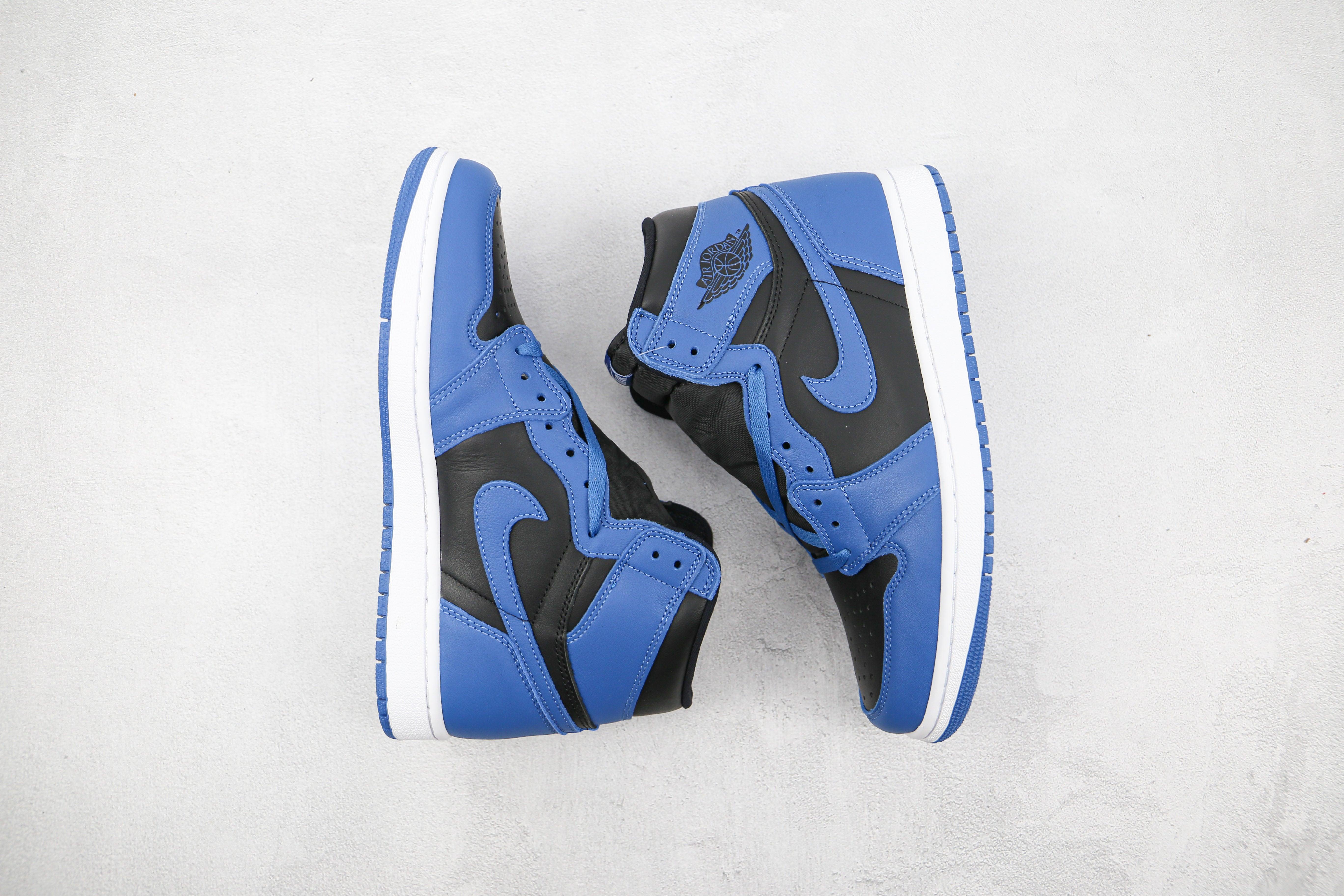 Designer Blue Black Jordan 1 High Q