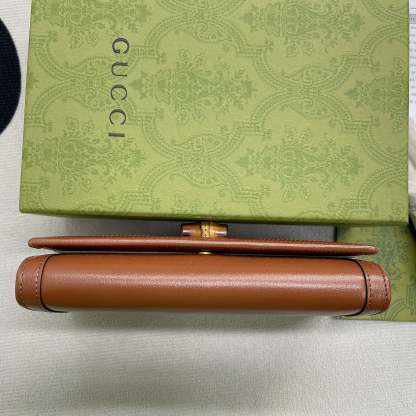 gg Diana Chain Wallet With Bamboo Red For Women, Women’s Bags 7.4in/19cm gg