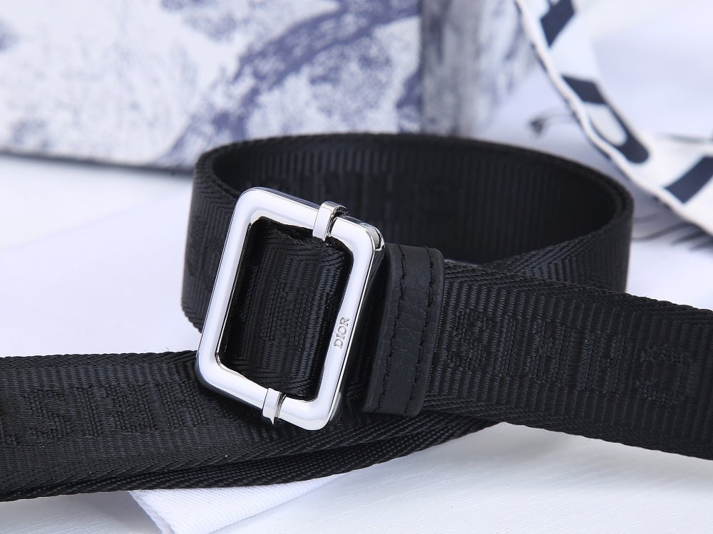 DIR MINI SADDLE BAG OBLIQUE JACQUARD BLACK