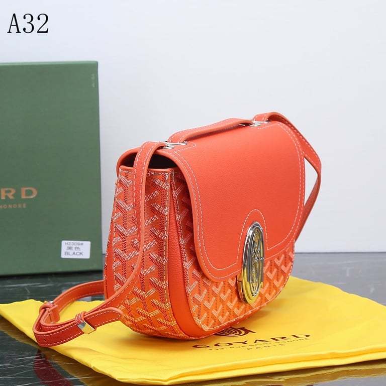 GY SEAL CLASP THE 233 BAG ORANGE 25CM