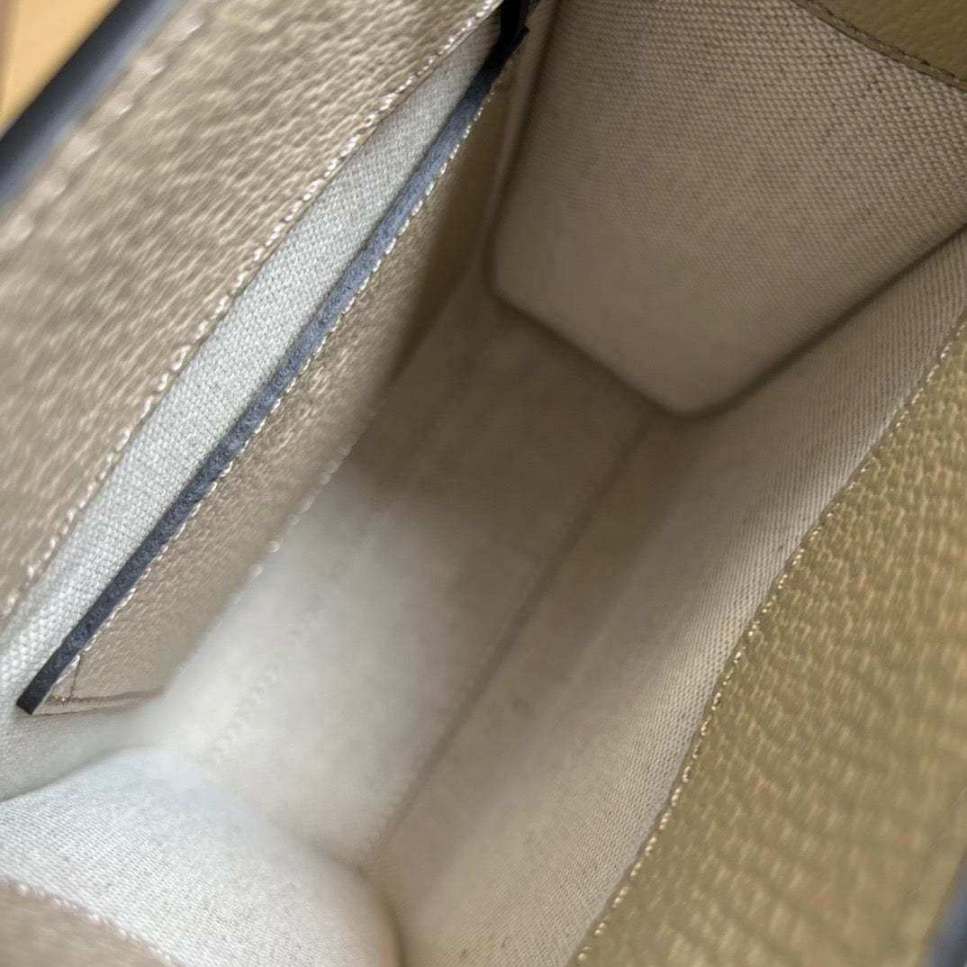 gg Mini Tote Bag With Interlocking G Beige For Women, Women’s Bags 7.8in/20cm gg ‎671623 UULBT 9683