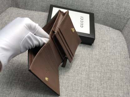 GG OPHIDIA GG CARD CASE WALLET 11CM 523155 96IWG 8745