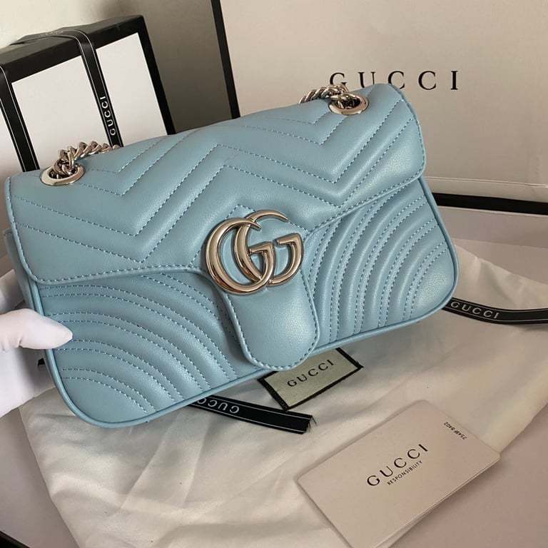 GG MARMONT MATELASSE SHOULDER BAG 26CM