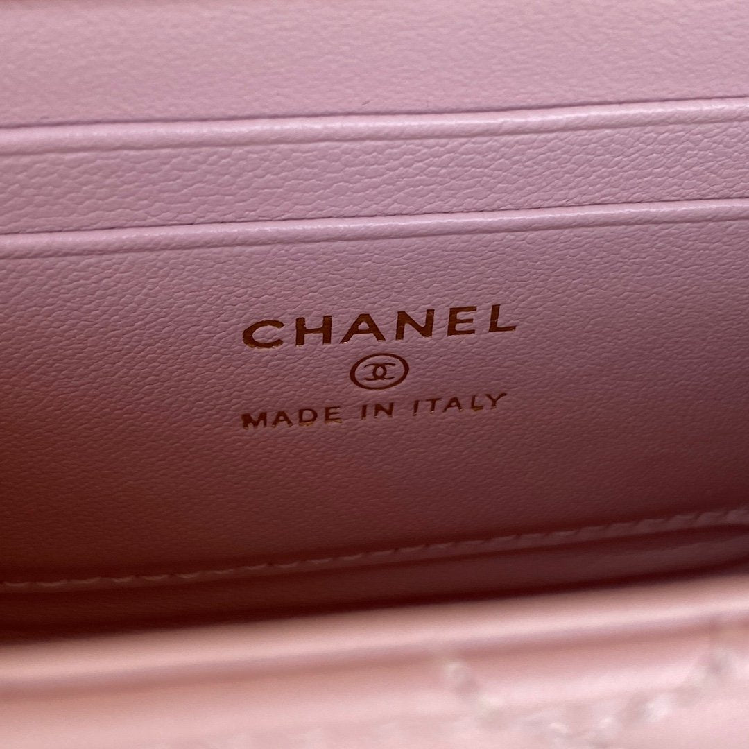 Chanel Clutch With Chain Gold Hardware PiNike For Women, Women’s Handbags, Shoulder Bags 5.7in/14.5cm