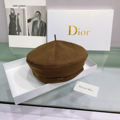 DOR COTTON DRILL BERET BROWN