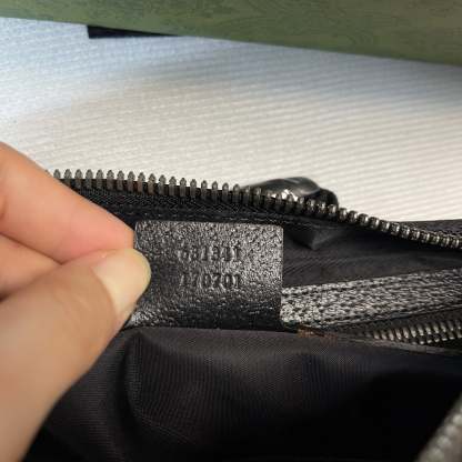 gg Off The Grid Belt Bag Black gg ECONYL® For Men  9.5in/24cm gg 631341 H9HBN 1000