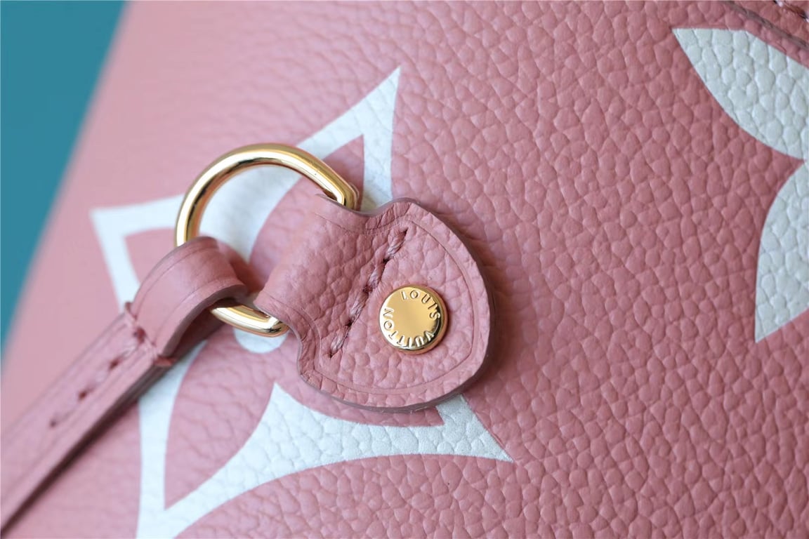LUV MONOGRAM EMPREINTE PINK NEVERFULL MM FOR WOMEN 12.2IN/31CM