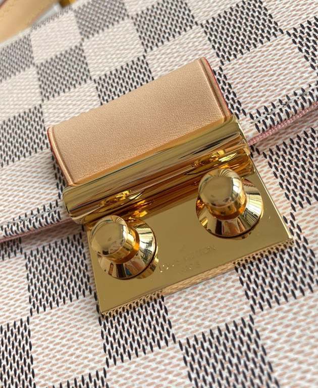 LUV DAMIER AZUR CROISETTE 25CM