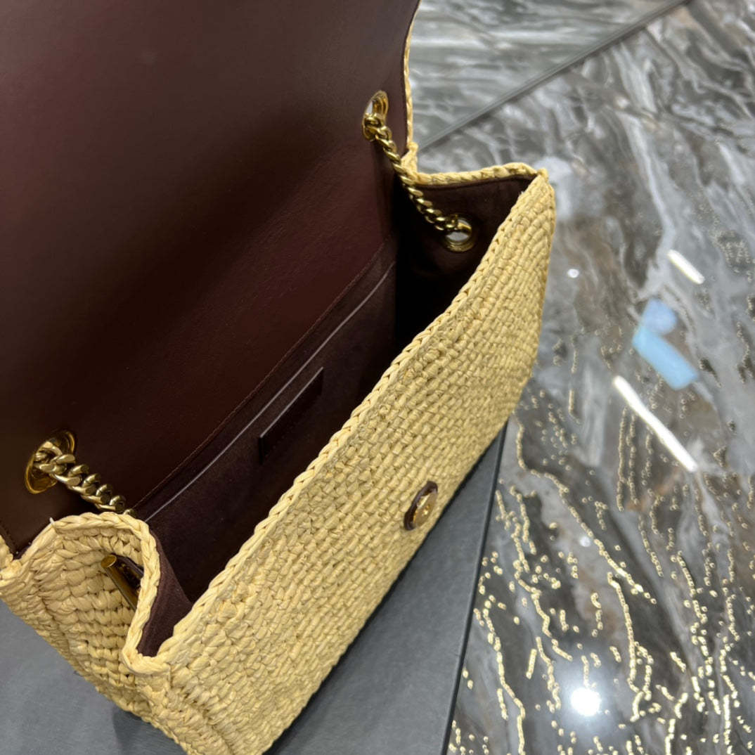 YSSL Niki Medium Chain Bag Yellow For Women, Women’s Bags 11in/28cm YSL‎