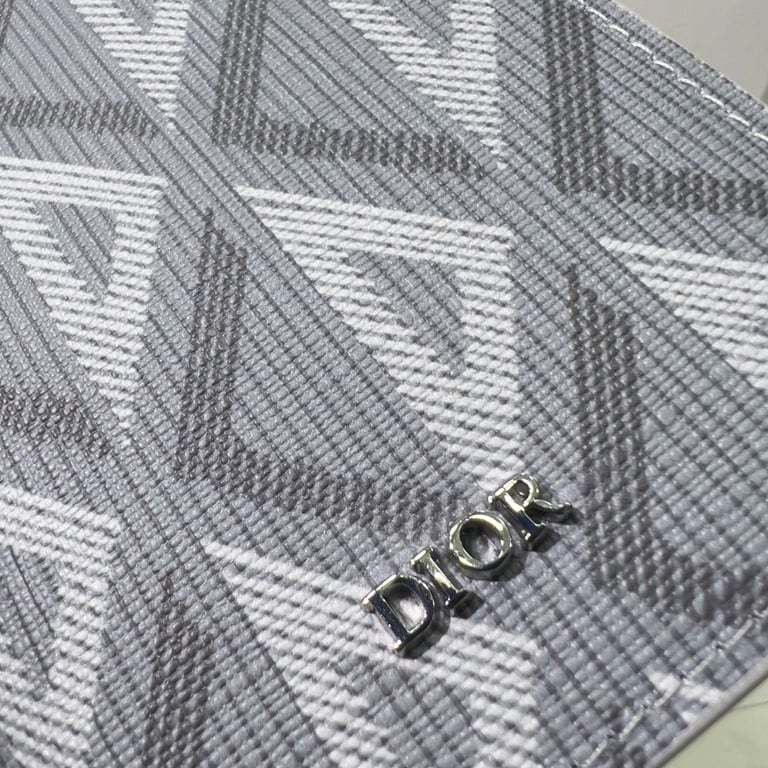 dir VERTICAL LONG WALLET GREY CD DIAMOND CANVAS 2ESBC002DCO H42E