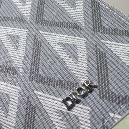 dir VERTICAL LONG WALLET GREY CD DIAMOND CANVAS 2ESBC002DCO H42E
